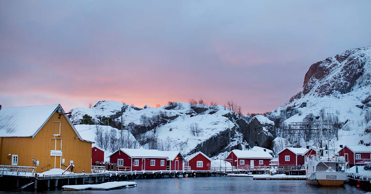 Barndomsminner fra jul i Nusfjord